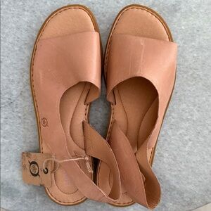Born Women's Tan Leather Flats